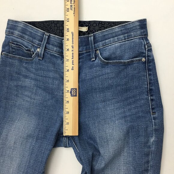 Levi's 525 Perfect Waist Jeans Straight Leg Stretch size 6 length 30" - Picture 6 of 10